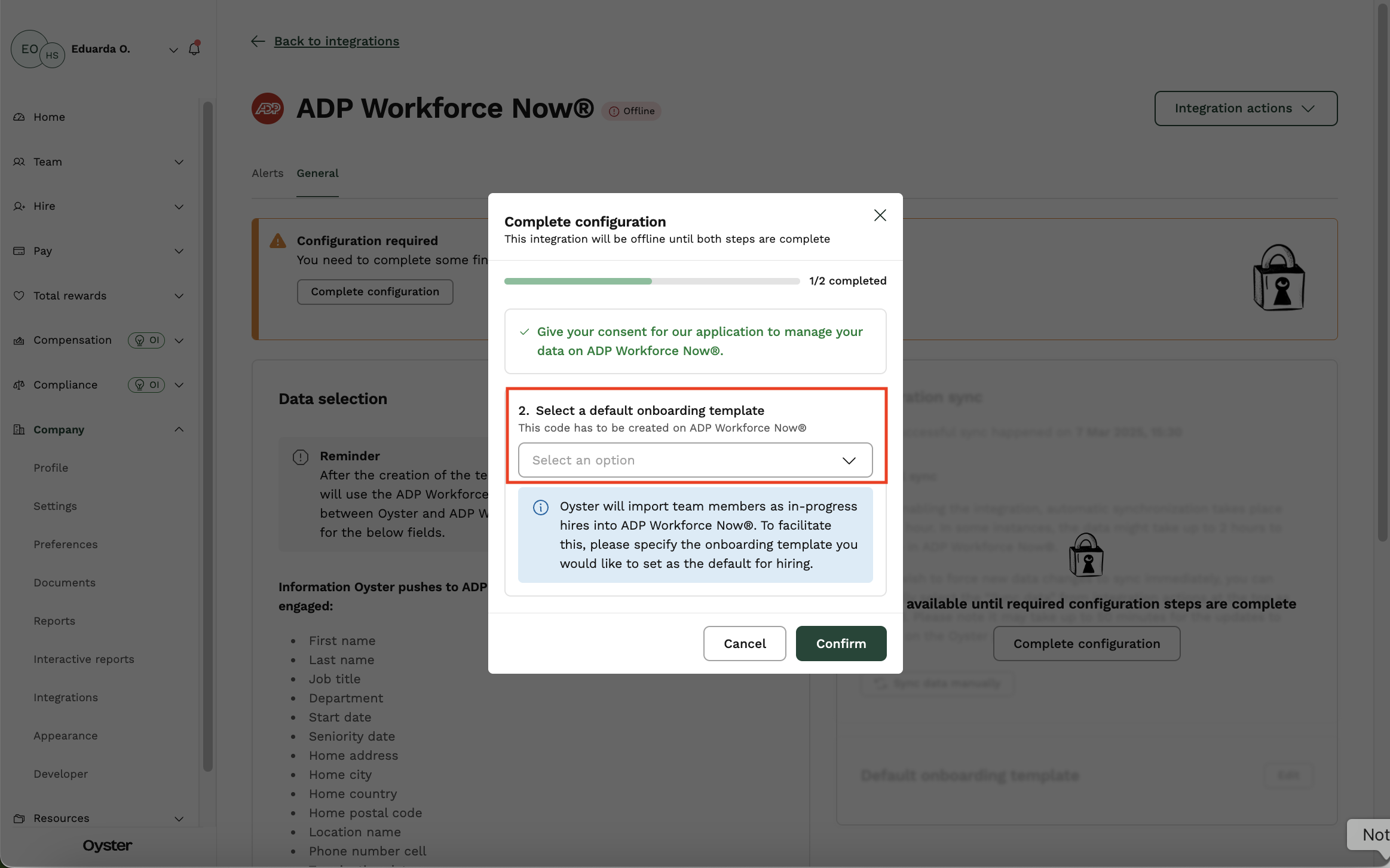 Adp Workforce Now Connecting To Oyster Oyster Help Center